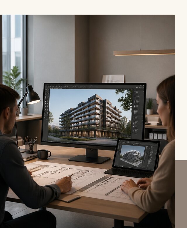 3D визуализация архитектуры и объектов строительства в Бийске