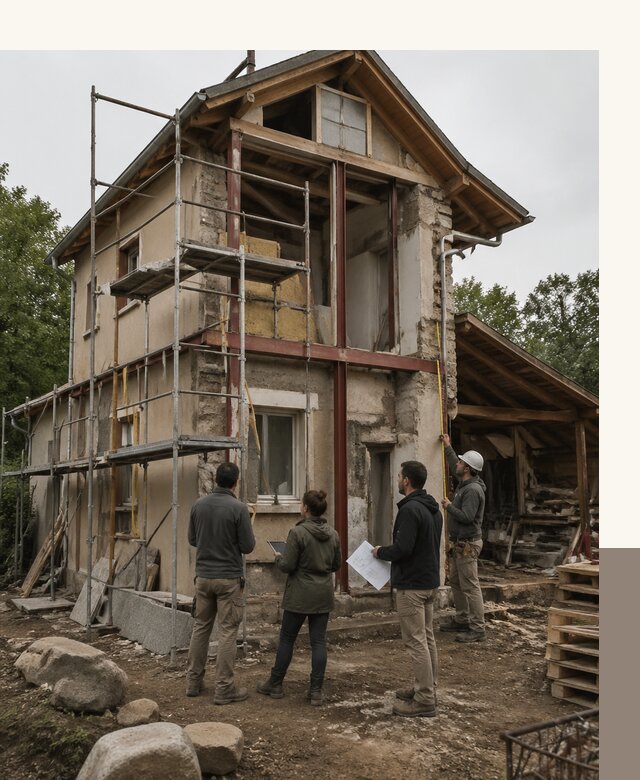 Реконструкция загородного дома под ключ в Бийске от бюро